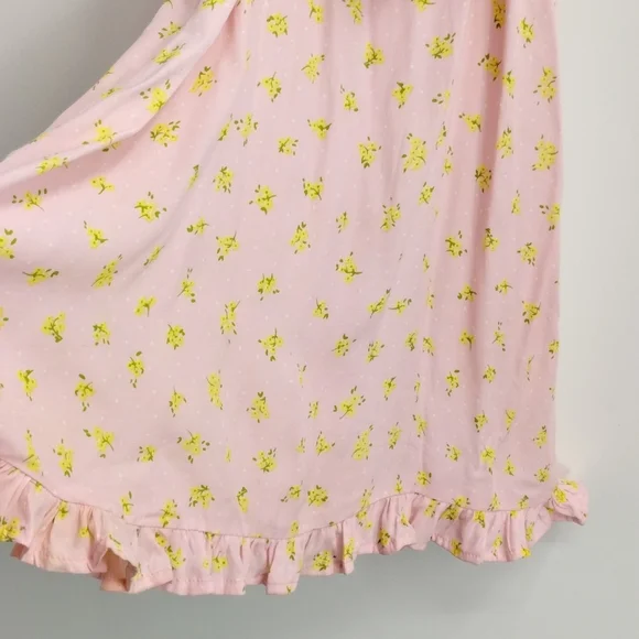 Faithful the Brand Midsummer Dress Pink Luda Floral Print - Picture 9 of 16